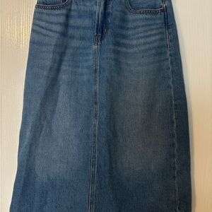 Old Navy Light Blue Denim Skirt